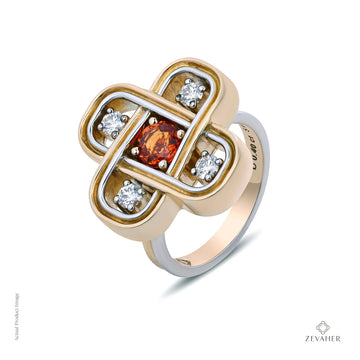 Safira Flamme Ring